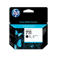 【最高22%回饋 滿額折300】 HP NO.711B 原廠黑色墨水匣 3WX01A (80ml) 需更新韌體+彩色各一顆
