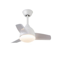 Macaron Ceiling Fan with Light for Kids Room 36-Inch Small Size Eye-Care LED Lighting 6-Speed Ceiling Fan