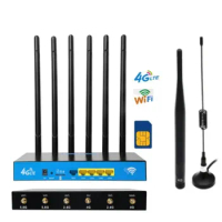 internet service mikrotik router sim port device sms modem tenda router 4G 5g lte dual sim card router with bonding