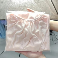 Baju Tidur Daster Mini Dress Satin Seksi MHST02 Baby Cream