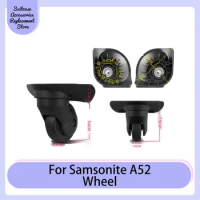 For Samsonite A52 Universal Wheel Replacement Suitcase Rotating Smooth Silent Shock Absorbing Wheels Travel Accessories Wheels