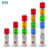 LED With buzzer Industrial red Yellow green Signal Tower Warning Lamp Alarm Apparatus 12V 24V 110V 220V 1 ~ 5 floors Option