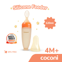 Coconi Silicone Baby Feeder Spoon | Sendok Botol Makan Bayi MPASI FOOD GRADE 120ml Peralatan