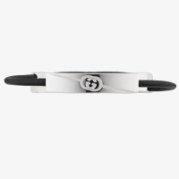 GUCCI 古馳 TAG DIAGONAL 系列手環 925銀