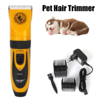 Haircut Trimmer Shaver Set Electric Scissors for Rabbit Cat Puppy Grooming Clipper Cutter Pet Hair Clipper Ceramic Blade