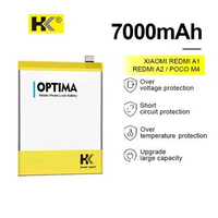HK Optima Baterai Xiaomi Redmi A1 / Redmi A2 / POCO M4 BN5F 7000mAh 3.87V Double IC