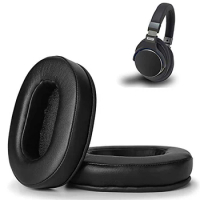 Ear Cushions Memory Foam Earpads Cover Replacement Ear Pads for ATH M50X Fits Audio Technica M40X M30X M20 Black