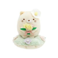 【San-X】角落生物 花園精靈系列 迷你絨毛娃娃 沙包玩偶 貓咪