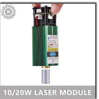 10W 20W 450NM Laser Engraving Machine Parts blue laser module laser cutting Module 10w 20w 450nm Laser Tube Diode+Free Glasses