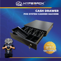 HYPERACK ™️ [Ready Stock] Cash Drawer Cash  Storage Tray Money  Cashier Machine Key Lock Coin Pos Sy