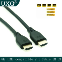 HDTV-compatib2.1 Cable 8K@60Hz 4K@120Hz 2K@144Hz HDR 48Gbps HDCP2.2 7.1 For Splitter Switch PS4 TV Xbox Projector Computer 1m-5M