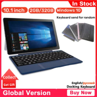 New Sales 10.1 INCH 2GBDDR+32GB W101 Windows 10 Tablet PC Z8350 CPU Dual Camera USB 3.0 Battery 6000mAh Docking Keyboard