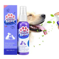 Dog Mouth Spray Fresh Breath Dog Dental Spray Dog Breath Freshener And Dog Teeth Cleaning For Dog Dental Care 30ml Dog Water