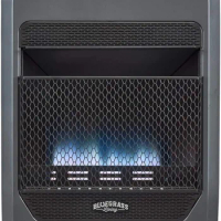 Propane Gas Blue Flame Space Heater with Thermostat Control for Home &amp; Office, 20000 BTU, Heats Up to 950 Sq.
