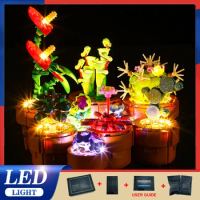 Diy LED Light Kit For LEGO 10329 Tiny Plants (Only LED Light,Without Blocks Model )