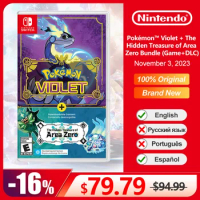 Pokémon Violet + The Hidden Treasure of Area Zero Bundle Nintendo Switch Game Deals 100% New Official Physical Game Card
