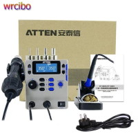 ATTEN ST-8865 Constant Temperature Adjustable Digital Display Electric Soldering Iron Hot Air Gun 2 