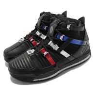 【NIKE 耐吉】籃球鞋 Zoom LeBron III QS 黑 紅 藍 男鞋 LBJ BBZ 理髮店 氣墊 碳板(DO9354-001)