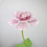 30cm Big Simulation Flower Large 3D Artificial Flowers Hanging Gauze Hollow Photography Props Outdoor Shopping Mall