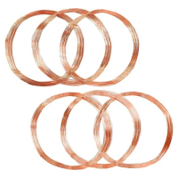 300 Ft 18/20/22/24/26/28 Gauge Copper Wire Solid Copper Craft Wire For Jewelry Making Copper Craft Wire Tarnish Resistant Pure