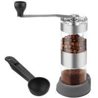 Coffee Grinder Manual Hand Crank Washable Adjustable Coffee Beans Coffee Grinder Coffee Grinder Home Accessories