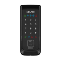 【Milre 美樂】MDL-400F 三合一電子鎖 指紋/密碼/卡片 適用橫拉門、內推門(附基本安裝)
