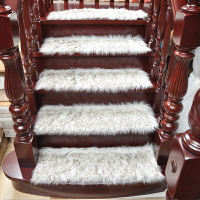 旋轉樓梯踏步墊免實木樓梯地毯防滑地墊復式樓梯墊歐式