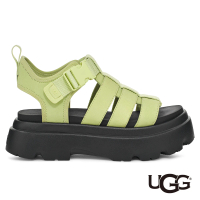 UGG 女鞋/涼鞋/厚底涼鞋/真皮涼鞋/Cora(草綠色-UG1152698CTRP)