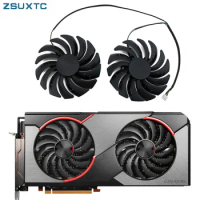 2pcs/Set RX5700 GPU PLD10010S12HH Cooler Fans Video Card Cooling Fan For MSI RX 5700 5600 XT GAMING X Graphics Card Cooling