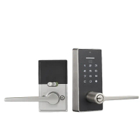 【Kwikset 凱特安】PR3S 微觸式電子把手鎖 密碼電子鎖/水平電子鎖(卡片/密碼/鑰匙三合一 電子鎖)
