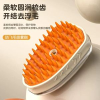 寵物噴霧按摩梳清潔祛毛梳噴霧防飛毛梳水箱去浮毛貓梳子