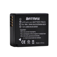 High-Capacity DMW-BLG10 BLG10E BLG10PP BLE9 BLE9E BLE9PP Camera Battery for Panasonic Lumix DMC GF6 GX7 GF3 GF5(1Pack)
