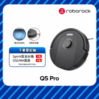 【Roborock 石頭科技】石頭掃地機器人Q5 Pro(台灣公司貨/掃拖機器人)