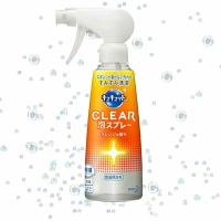 日本 花王 CUCUTE CLEAR 無死角泡沫噴霧洗碗精 300ml  (橘香)