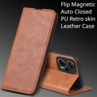 POCO F5 5G X6 X5 PRO Luxury Leather Case Retro Skin BOOK Flip Magnet Protect FULL Cover For Xiaomi POCO F5 X5 X6 PRO Phone Bags