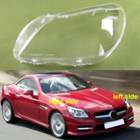 For Mercedes-Benz W172 SLK-Class 2011-2015 Car Accessories Transparent Headlight Cover Lampshade Headlamp Shell Lens Plexiglass