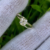 Cincin perak 980 handmade wanita minimalist