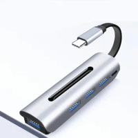 5 in 1 USB Charger USB C HUB USB-C to 3.0 HUB PD for MacBook Samsung Galaxy S9 Huawei P20 Mate 20 Pro Type C USB HUB