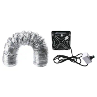 USB Adjustable Speed Solder Smoke Absorber ESD Fume Extractor Fan Pipe Duct Exhuast Fan With Pipe Tub Ventilation Fan Hot Sale