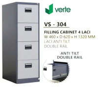 Filling Cabinet/Lemari Arsip Besi 4 Laci VS 304
