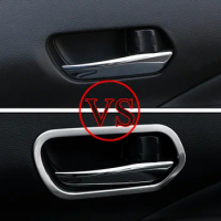 Stainless Steel Car Sticker for Nissan Kicks 2017-2021 Interior Inner Door Handle Bowl Ring Cover Trims Frame Panel Accessories