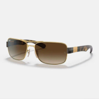 【RAY BAN】RB3522-001/13 雙槓複合式太陽眼鏡
