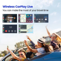 CarlinKit Wireless Android Auto Adapter , Support Wireless CarPlay Dongle, Wired Apple &amp; Android Screen Mirroring