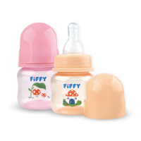 FIFFY BABY TWIN PACK FEEDING BOTTLE BABY MILK BOTTLE (2OZ/60ML) (98-173)