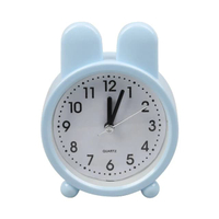 นาฬิกาปลุกตั้งโต๊ะพลาสติก Hopping รุ่น L211112-21-2 ขนาด 10 x 4 x 12 ซม. สีฟ้า