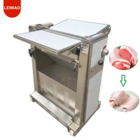 Pig Meat Pork Skin Peeler Separator Machine Meat Peeling Machine Pork Fatty Remove Maker
