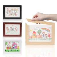 Multifunctional Photo Frame for Storing Paintings and Photos, Children's Creative Detachable Magneti