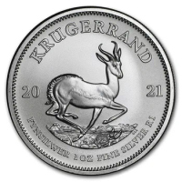 2021 1 oz South African Silver Krugerrand Coin