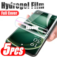 5PCS Safety Film For OPPO Find X6 Pro X5 X3 Screen Gel Protector Hydrogel Film OPO FindX6 X6Pro X5Pro X3Pro Hidrogel Not Glass