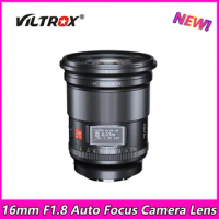 VILTROX 16mm F1.8 Camera Lens Full Frame Auto Focus Lens For Sony E A9II A7IV A6600 Nikon Z Z5 Z6 Z7 Z50 Mount Cameras